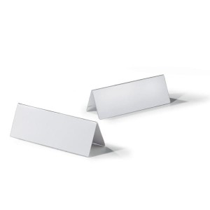 Identyfikator stołowy z akrylu 61/122x210mm 10 sztuk /803419/