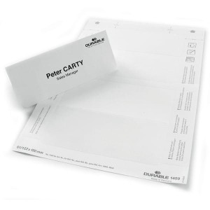 Wkłady do identyfikatorów Badgemaker 63x150mm /145902/