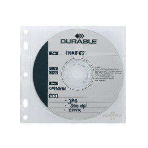 Koszulka zawieszkowa na CD pojedyncza z wyściółką ochronną COVER FILE DURABLE 10szt /523919/