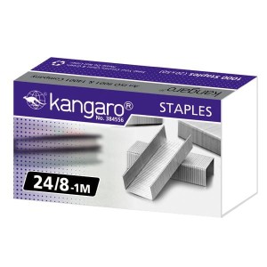 Zszywki 24/8 KANGARO srebrne 1000szt. /KA24/81M/