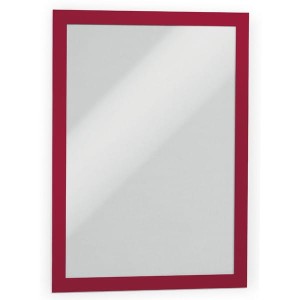 Ramka samoprzylepna magnetyczna A4 DURABLE DURAFRAME czerwona 10szt. /488203/