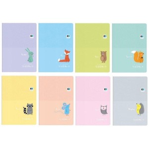 Zeszyt A5/16 kratka BB KIDS PASTEL INTERDRUK