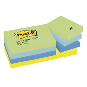 Notes samoprzylepny 38x51mm 12x100 kartek 653-MTDR paleta marzycielska 3M POST-IT /3M-FT510283508/