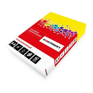 Papier ksero kolor A4/160 EMERSON żółty 250szt. /XEM416066/