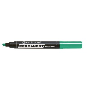 Marker permanentny ścięty Centropen 8576 zielony /8576/10/