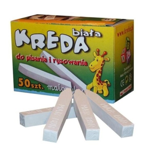Kreda biała kwadratowa B1 50szt.jpg