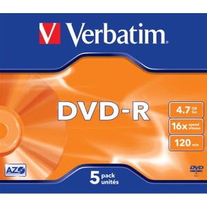 Płyta DVD-R 4,7GB 16x VERBATIM slim