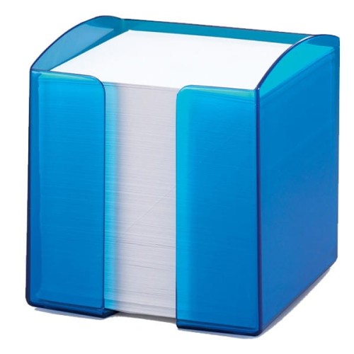 Pojemnik na karteczki DURABLE TREND transparentny niebieski.jpg