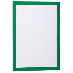 Ramka samoprzylepna DURABLE DURAFRAME A4 zielona 2 sztuki /487205/