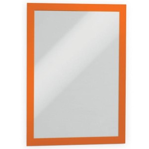 Ramka samoprzylepna DURABLE DURAFRAME A4 pomarańczowa 2 sztuki /487209/