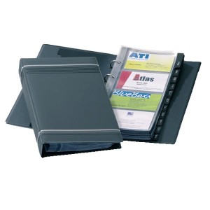 Wizytownik na 200 wizytówek DURABLE VISIFIX antracytowy /238558/