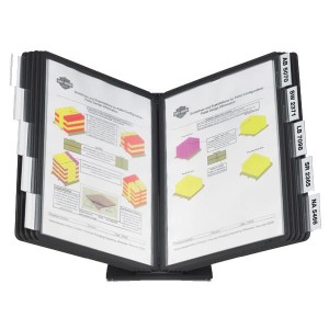 Zestaw stołowy VARIO TABLE 10 z 10 panelami A4 czarny /557001/