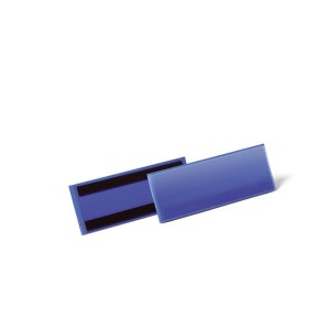 Kieszeń magazynowa magnetyczna 1/2 A5 pozioma DURABLE niebieska 50szt. /175707/