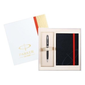 Długopis z notesem PARKER SONNET MATTE BLACK CT 1szt. /WYPRZEDAŻ/ /1889089/