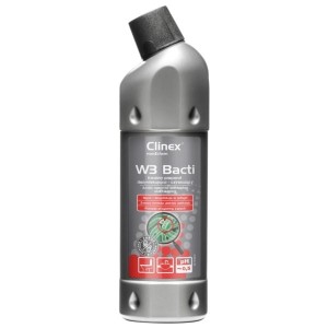 Preparat do mycia i dezynfekcji powierzchni i urządzeń sanitarnych 1,0L CLINEX W3 BACTI 1szt. /CL77699/