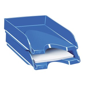 Szufladka na biurko CEPPro Gloss, polistyren, niebieska /C200G-01/