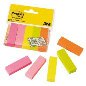 Zakładki indeksujące POST-IT 15x50 5 kolorów /3M-FT510285917/