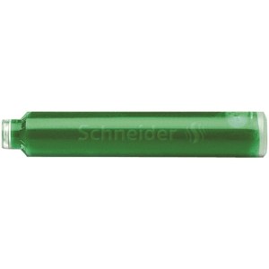 Naboje do piór SCHNEIDER zielone 6szt /SR6604/