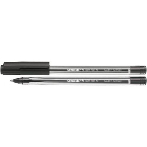 Długopis Schneider TOPS 505M czarny.jpg