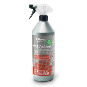 Preparat do mycia sanitariatów i łazienek 1,0L CLINEX W3 ACTIVE BIO z rozpylaczem 1szt. /CL77512/