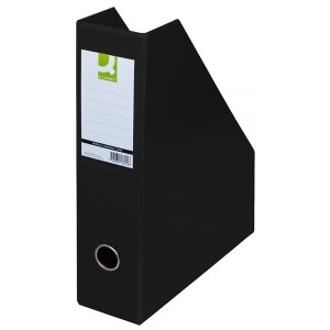 Pojemnik na dokumenty Q-Connect, PVC, A4/76, czarny