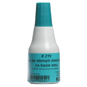 Tusz do stempli metal NORIS 210s zielony /NO210ZI/