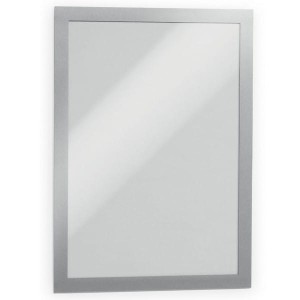 Ramka samoprzylepna DURABLE DURAFRAME A4 srebrna 2 sztuki /487223/