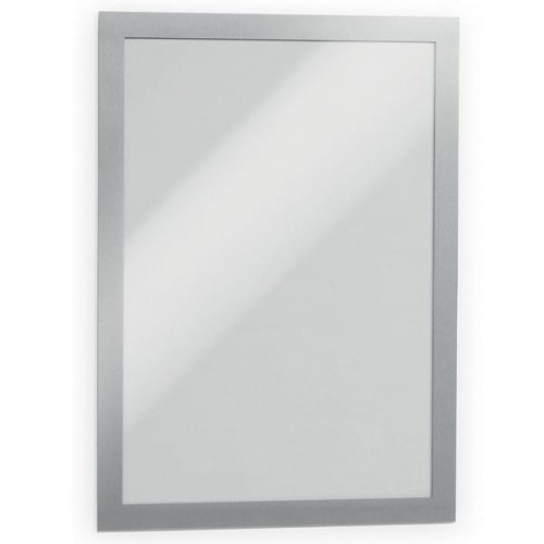 Ramka samoprzylepna DURABLE MAGAFRAME A4 srebrna 2 sztuki.jpg
