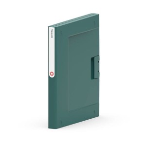 Segregator A4/25 z opcją plomby plastikowy NEW BINDER zielony 1szt /OR-1802G/