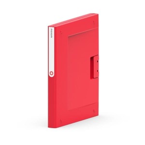 Segregator A4/25 z opcją plomby plastikowy NEW BINDER czerwony 1szt /OR-1802R/