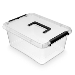 Pojemnik do przechowywania zamykany z rączką 290x165x390mm 12,5L ORPLAST SIMPLE BOX transparentny 1 szt /OR-1523SB/