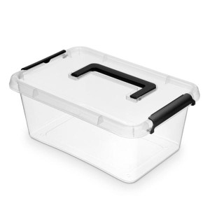 Pojemnik do przechowywania zamykany z rączką 200x120x290mm 4,5l ORPLAST SIMPLE BOX transparentny 1 szt /OR-1323SB/