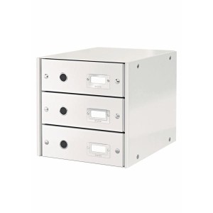 Pojemnik LEITZ CS z 3 szufladami biały /60480001/