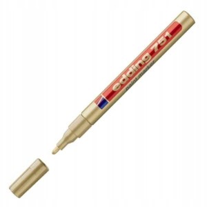 Marker olejowy 1-2mm EDDING 751 złoty /751/053/ZL ED/