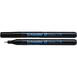 Marker olejowy SCHNEIDER MAXX 278, 0,8 mm, czarny /SR127801/