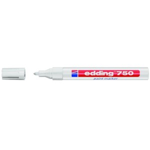 Marker olejowy okrągły  2,0-4,0mm EDDING 750 biały 1szt. /ED-750049/