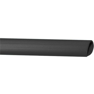 Listwa wsuwana A4 OPUS O.Slide Oval 10mm, do 40 kartek, czarna, 50 szt. /SLBOVAL10CZA50/