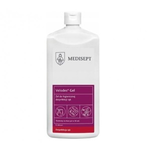 Żel do higienicznej dezynfekcji (antybakteryjny) rąk MEDISEPT VELODES GEL butelka 500ml 1szt. /SSE-ALGOT-ML754/