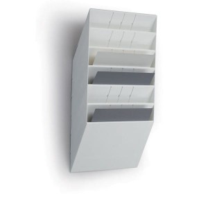 Półki na ulotki poziome A4 FLEXIBOXX 6 szt. białe /17097850 10/