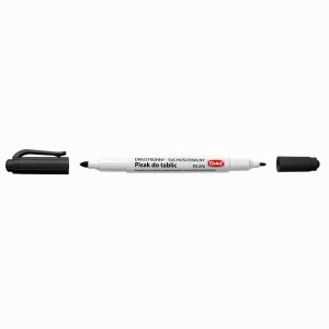 Marker suchościeralny okrągły 0,8 i 1,5mm TOMA 270 dwustronny czarny 1szt. /270-32/