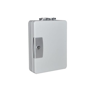 Szafka na klucze OPUS Key Guard na 100 kluczy PK 3-100 z zamkiem cylindrycznym i uchwytem przenoszenia metalowa szara /901036/