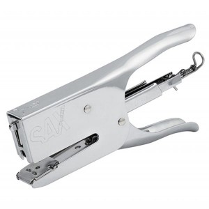 Zszywacz nożycowy do 40 kartek na zszywki 24/6 SAX 630 DESIGN srebrny /I7320138000/