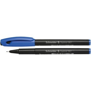 Cienkopis SCHNEIDER TOPLINER 967, 0,4 mm, niebieski /SR9673/