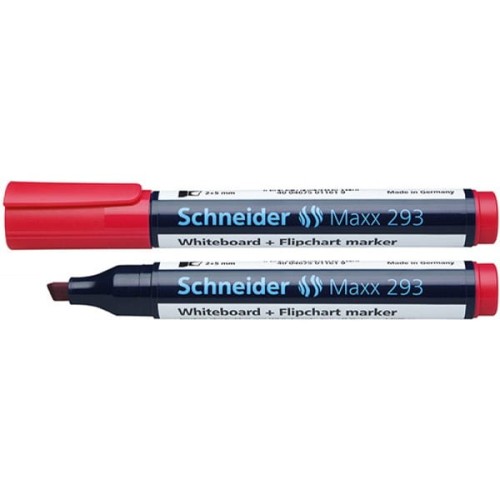 MARKER SUCHOŚCIERALNY SCHNEIDER MAXX 293 ŚCIĘTY CZERWONY.jpg