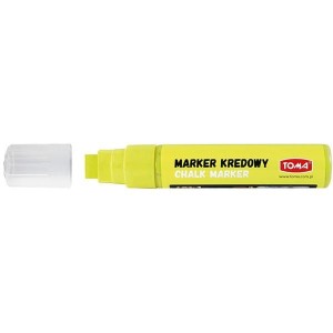 Marker kredowy ścięty 8-15mm TOMA żółty /TO-290-72/