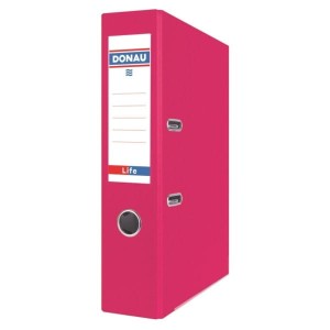 Segregator DONAU LIFE A4/75  neon różowy 1szt. /3969001PL-30/