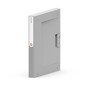 Segregator A4/35 z opcją plomby plastikowy NEW BINDER jasnoszary 1szt /OR-1803LG/