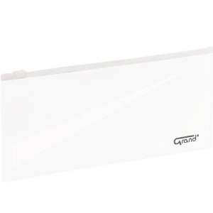 Torebka/saszetka/teczka DL na suwak GRAND transparentna GR-P053 120-1863