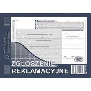 Druk "Zgłoszenie Reklamacyjne" MICHALCZYK I PROKOP A5 /601-3/