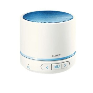 Głośnik bezprzewodowy bluetooth mini LEITZ WOW biało-niebieski  /63581036/
